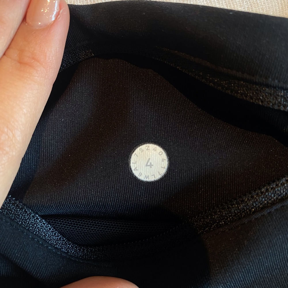 Lululemon Fast and Free Crop leggings Size 4